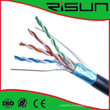 Gel de cabo ao ar livre com UTP Cat5 ou FTP Cat5e